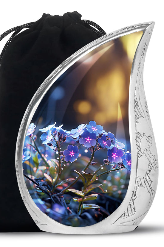 Scorpion Grass Funeral Urn For Ashes - Decorative Aluminium Cremation Urn