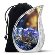 Scorpion Grass Funeral Urn For Ashes - Decorative Aluminium Cremation Urn