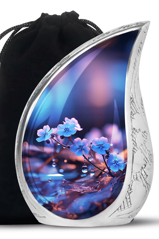 Lily Blossom Cremation Urn - Elegant Funeral Urn For Human Ashes