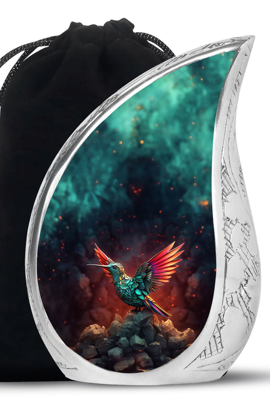 Hummingbird Cremation Urn - Artistic Memorial Urn For Male & Female