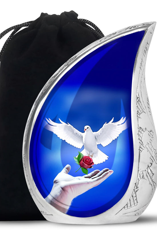 Dove Bird Memorial Urn - Peaceful Cremation Urn For Adult Ashes
