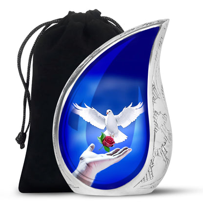 Dove Bird Memorial Urn - Peaceful Cremation Urn For Adult Ashes
