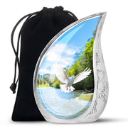 Nature Funeral Theme Urn - Dove Memorial Urn For Loved Ones