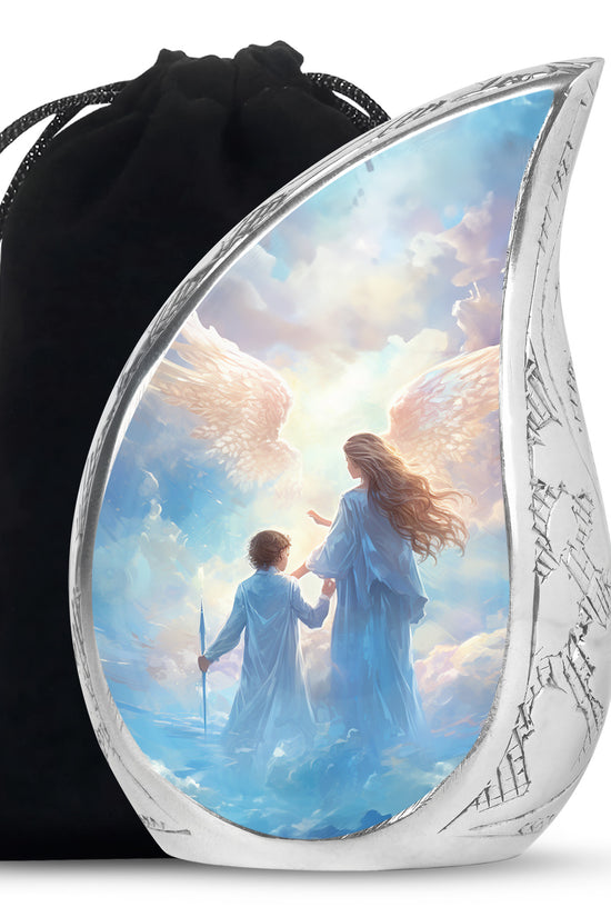 Angel Heaven Memorial Urn - Guardian Angel Cremation Urn For Adult Ashes