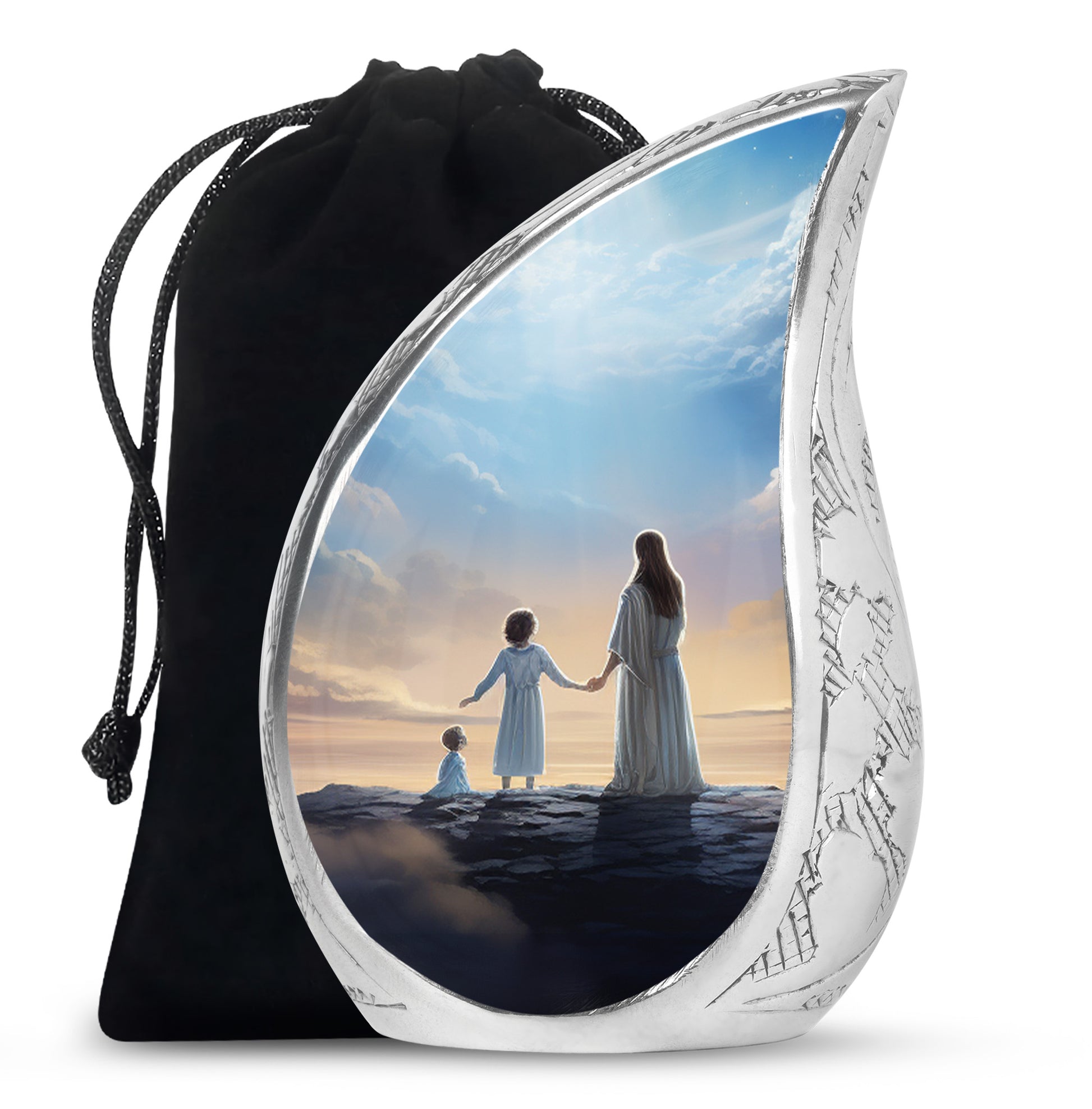 Heavenly Path Cremation Urn For Ashes - Peaceful Memorial Urn For Human Ashes