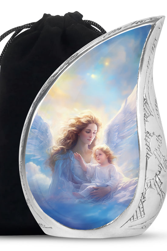 Guardian Angel Memorial Urn - Spiritual Cremation Urn For Human Ashes