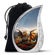 Dragon Heaven Memorial Urn For Adults - Elegant Cremation Urn For Adults