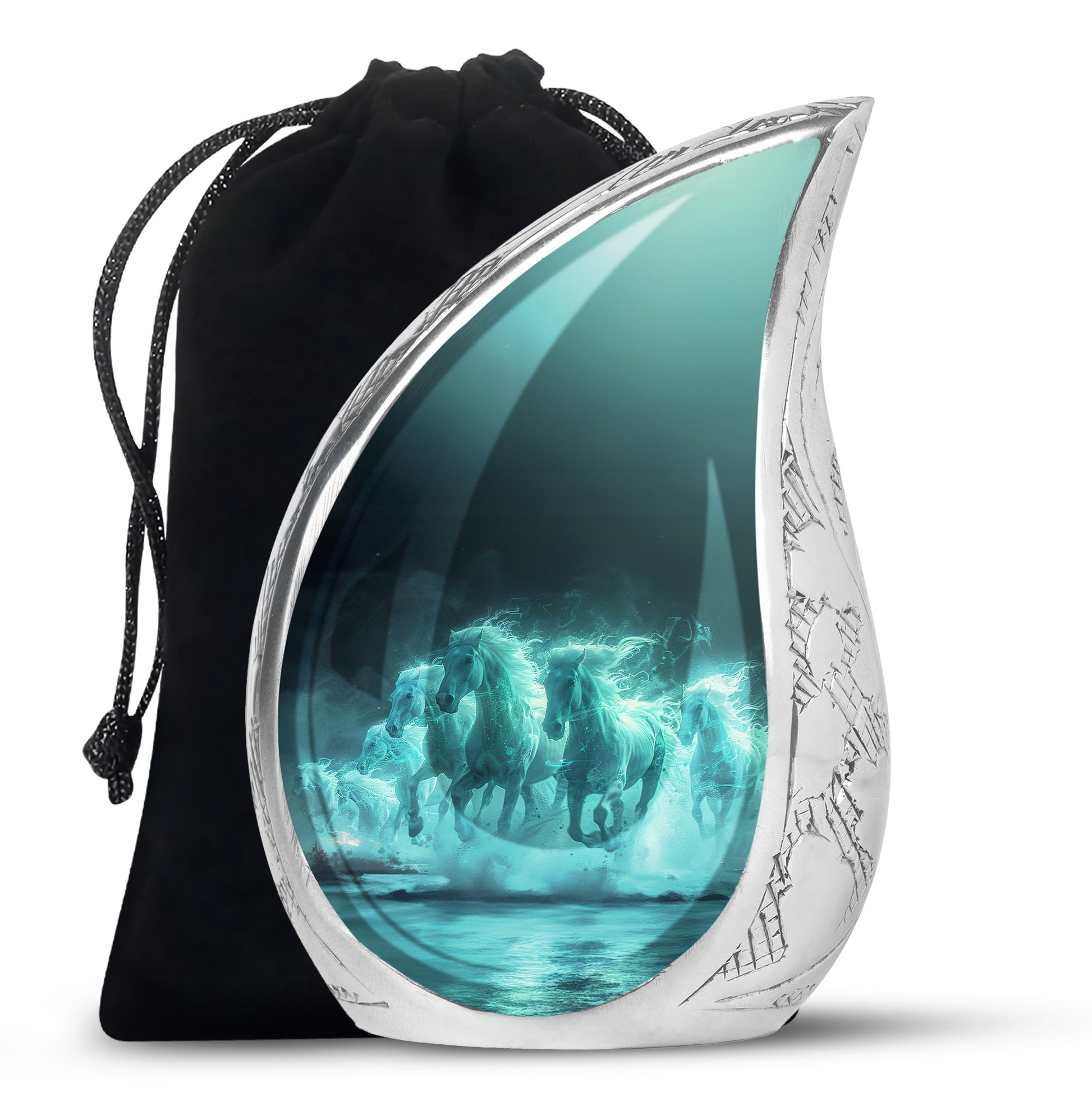 Horse Cremation Urns For Ashes - Memorial Urn For Adult Ashes