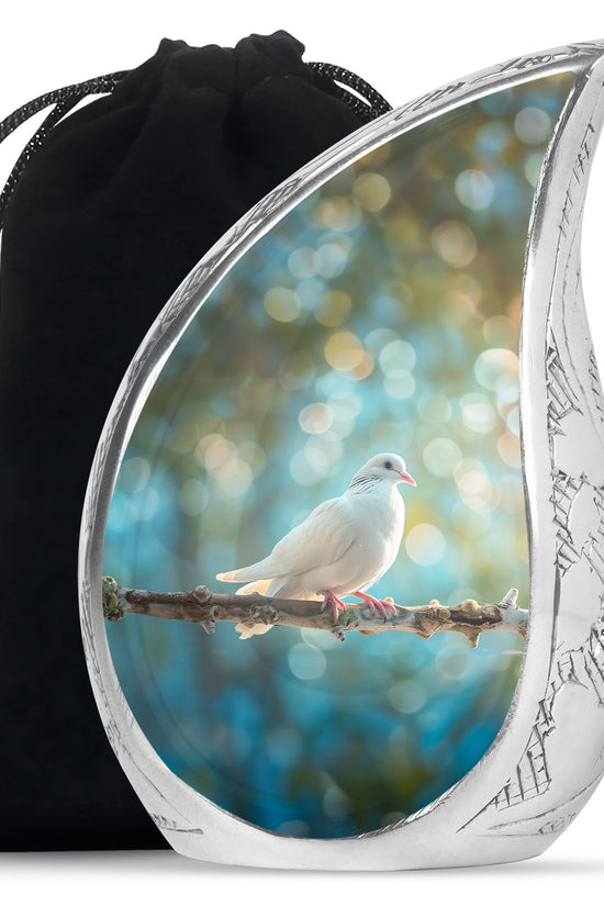 Dove Memorial Urn For Ashes - Forest Funeral Urn For Burial