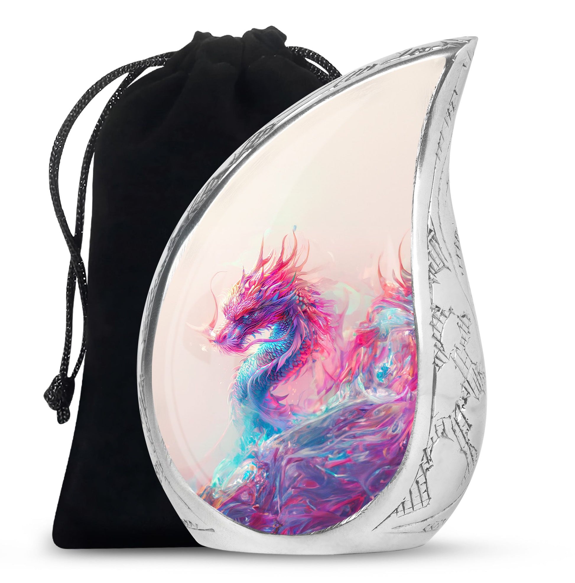Dragon Temple Funeral Urn For Adults - Spiritual Cremation Urn For Ashes