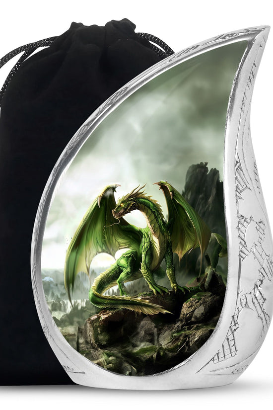 Golden Dragon Cremation Urn - Premium Memorial Urn For Adult Ashes