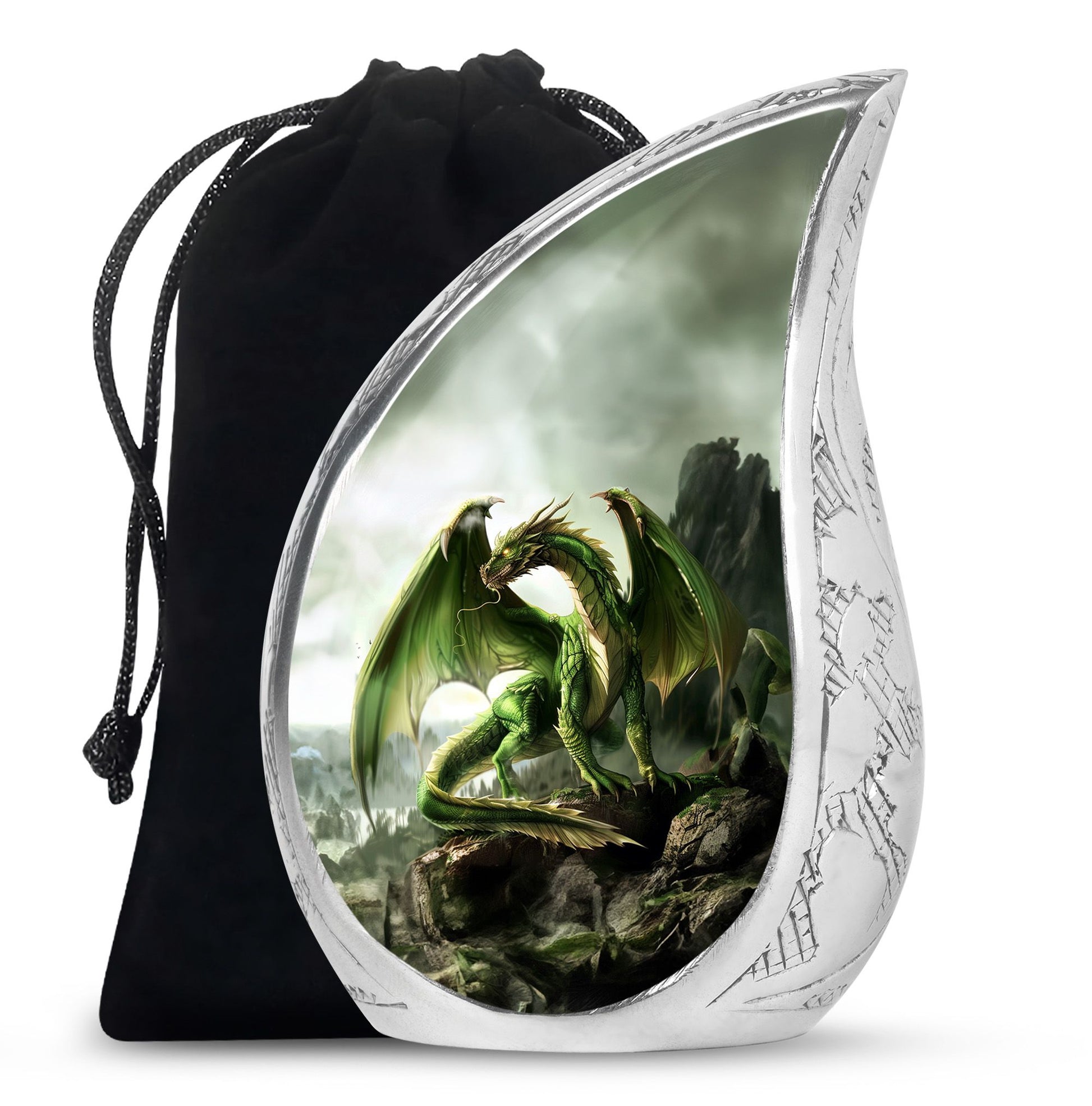 Golden Dragon Cremation Urn - Premium Memorial Urn For Adult Ashes