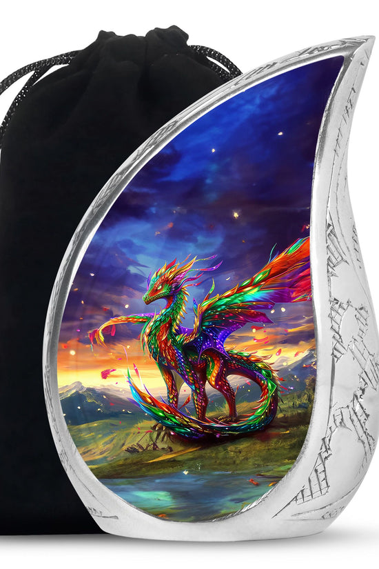 Dragon Universe Cremation Urn For Human Ashes - Celestial Memorial Urn