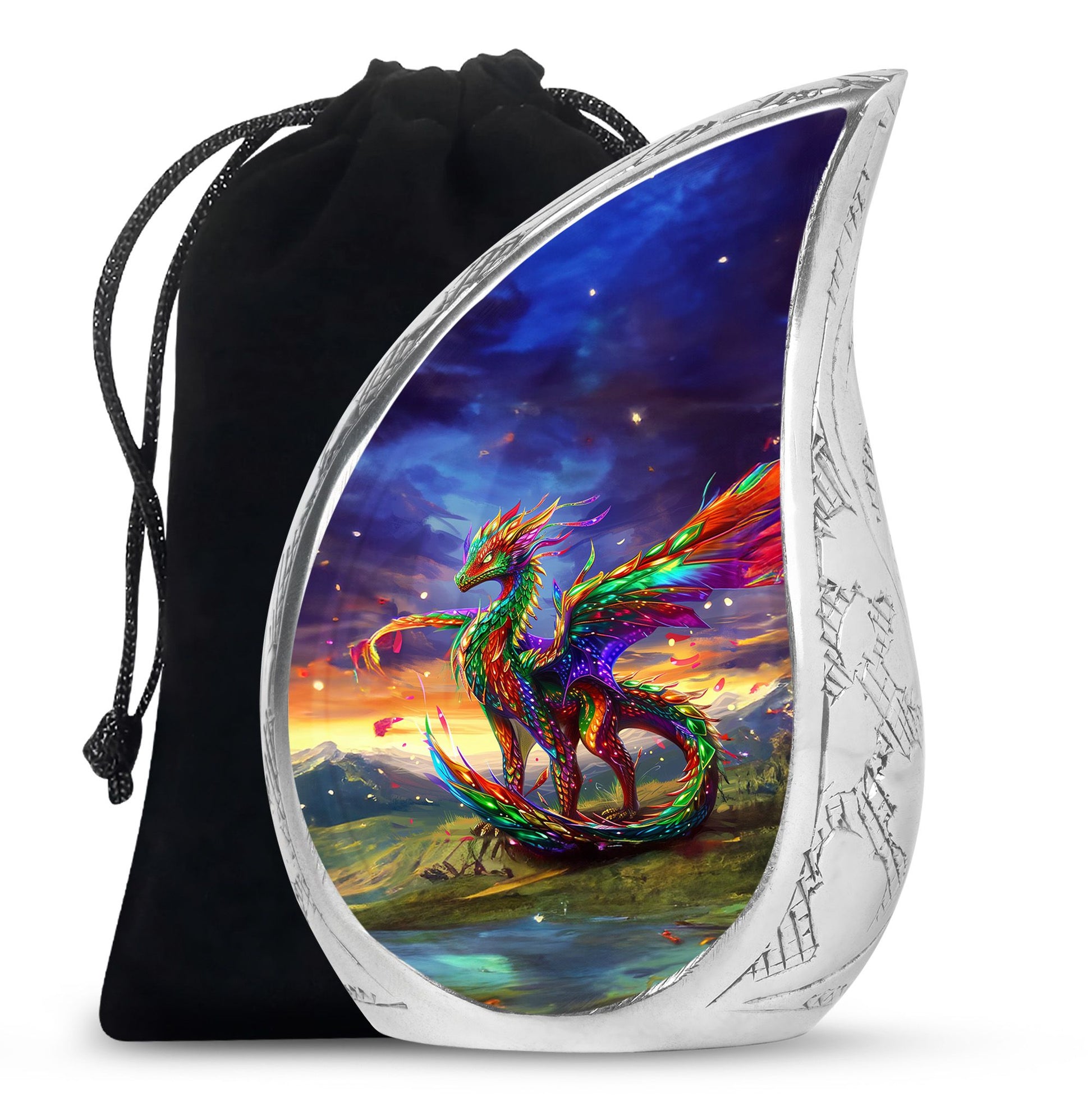Dragon Universe Cremation Urn For Human Ashes - Celestial Memorial Urn