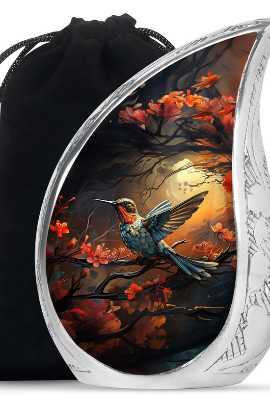 Nature Hummingbird Urn - Premium Memorial Urn For Human Ashes