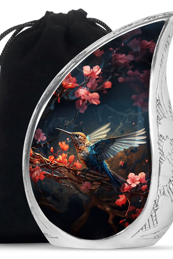 Mystic Hummingbird Cremation Urn - Scenic Ashes Urn For Human Ashes