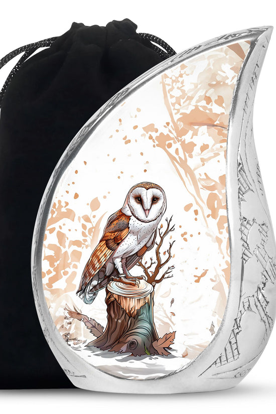 Nature Inspired Owl Urn – Beautiful Memorial Urn For Ashes