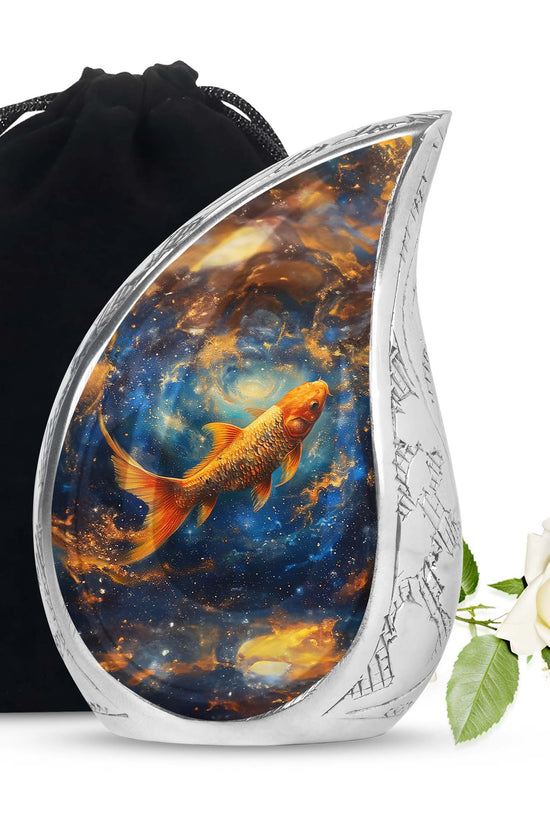 Fish Memorial Urn - Large Funeral Urn For Human Ashes