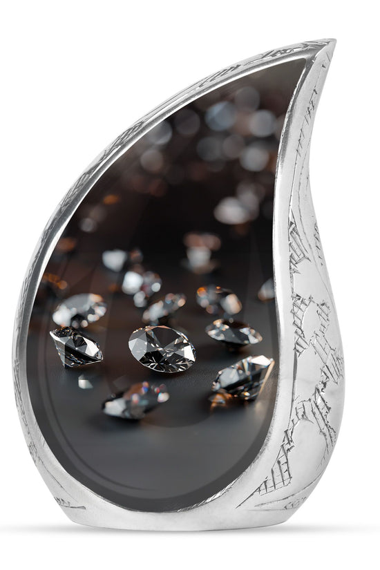 Diamond Cremation Urn - Memorial Urn For Loved Ones