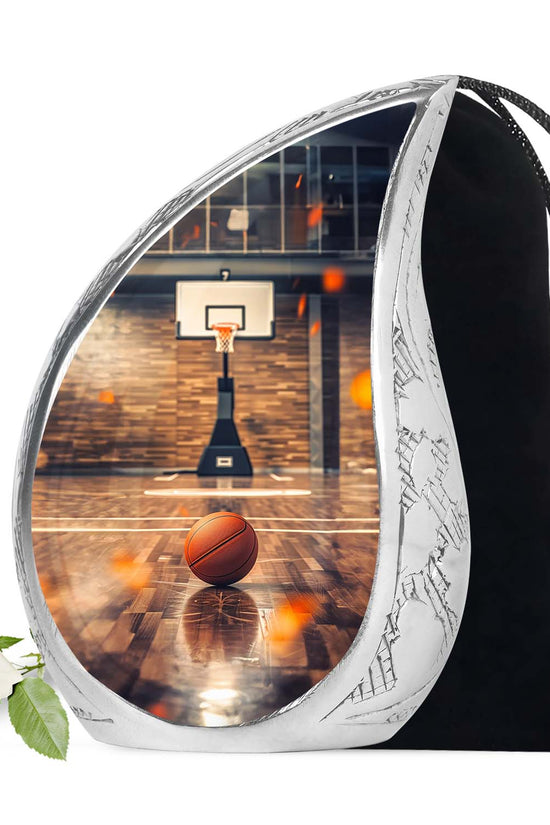 Basketball Court Cremation Urn - Decorative Funeral Urn For Loved Ones