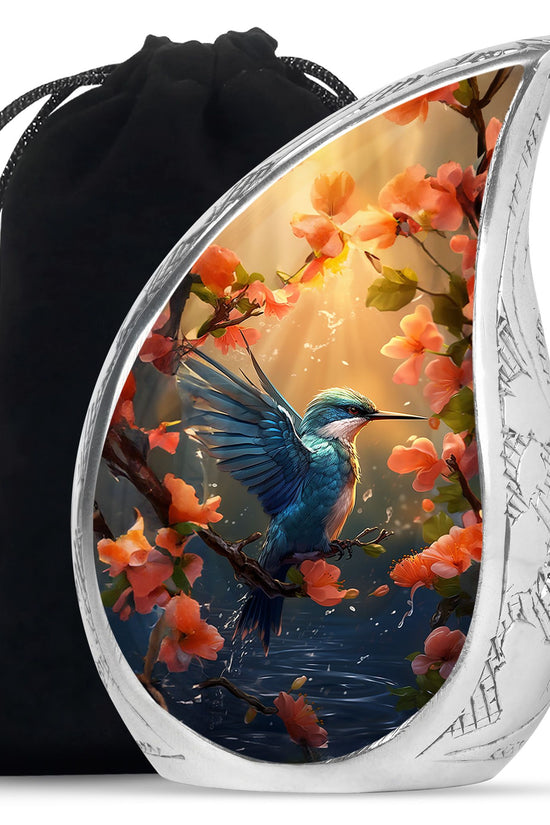 Hummingbird Cremation Urn - Large Beautiful Funeral Urn For Loved Ashes