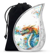 Artistic Dragon Cremation Urn For Ashes - Fantasy Burial Urn For Adult Ashes