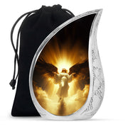 Spiritual Angel Funeral Urn - Golden Heaven Cremation Urn For Ashes