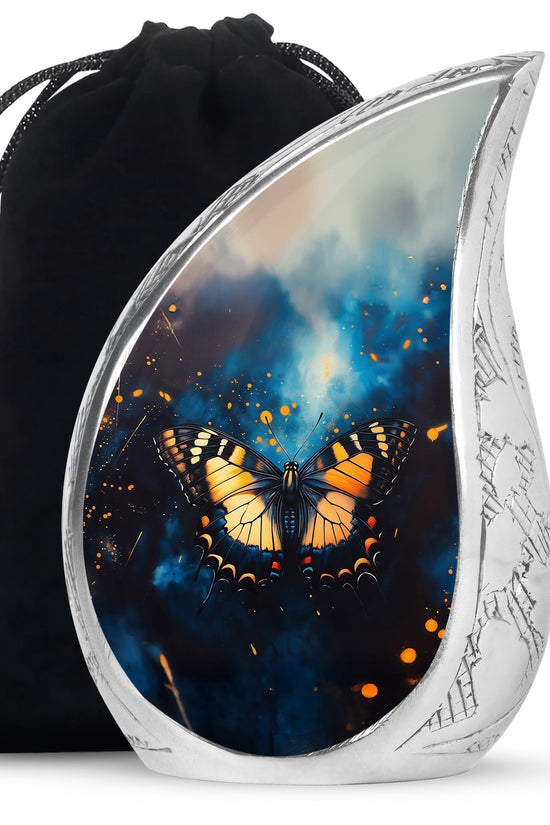 Monarch Butterfly Large Cremation Urn For Ashes For Adult Female