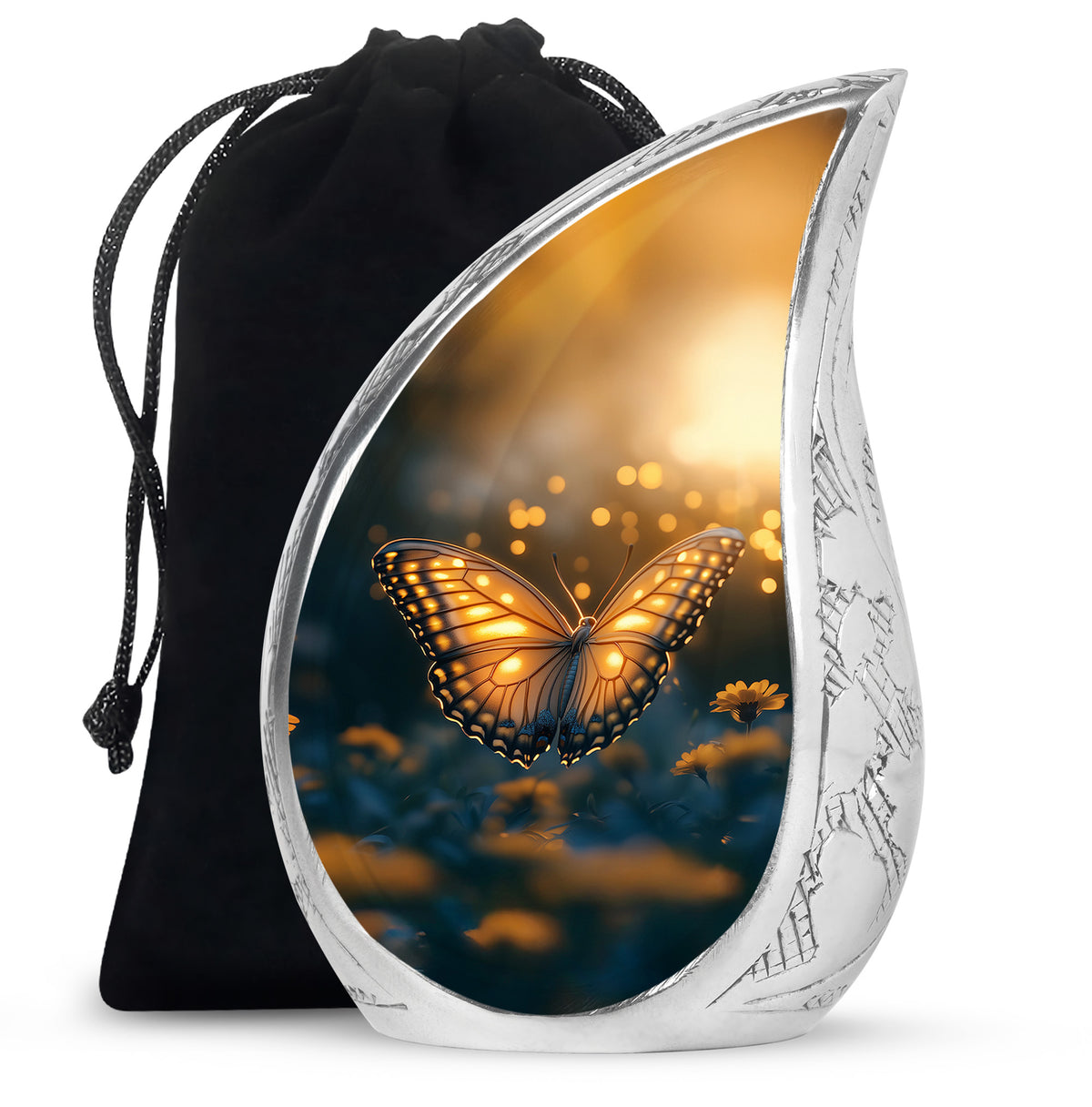 Monarch Butterfly Ashes Urn For Mom - keepsakes for ashes of loved ones