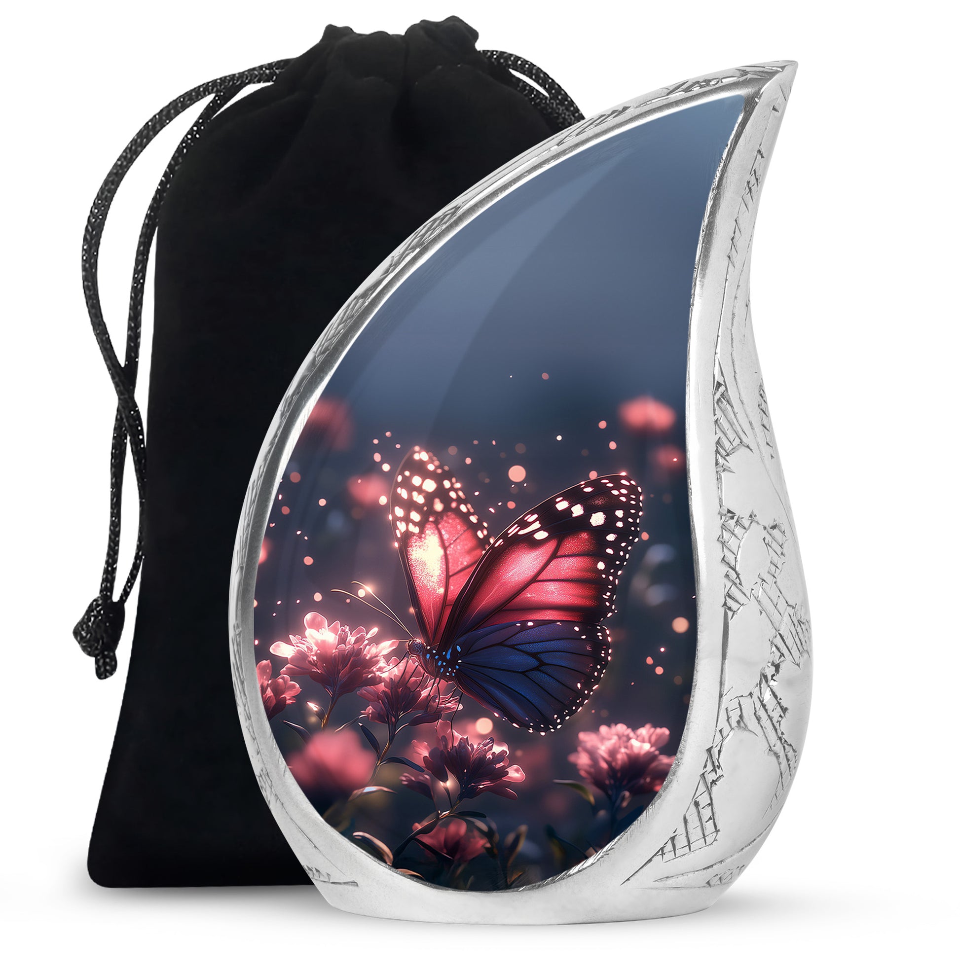 Magical Butterfly Cremation Urns - Moonlit Ashes Butterfly Urn