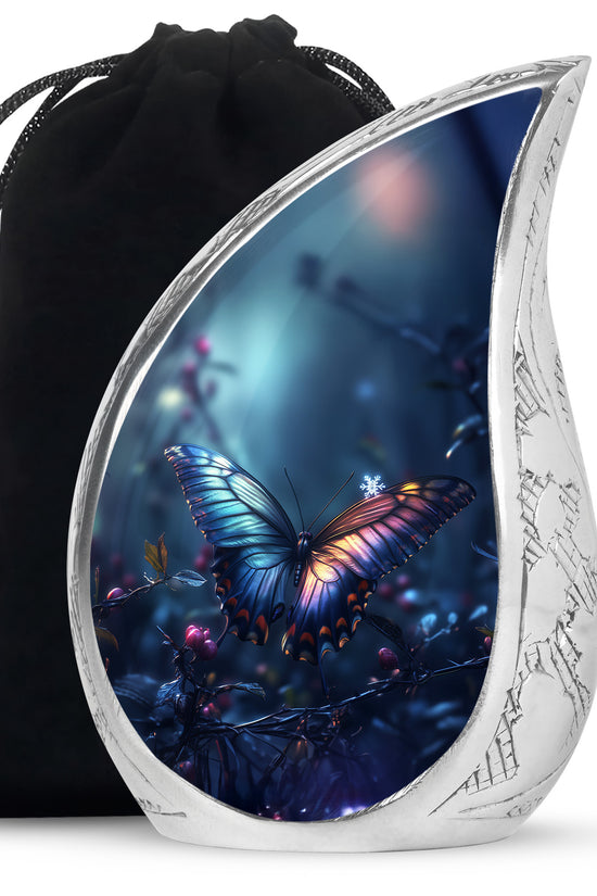 Magical Moonlit Butterfly Urn - Mesmerising Urns For Men & Women