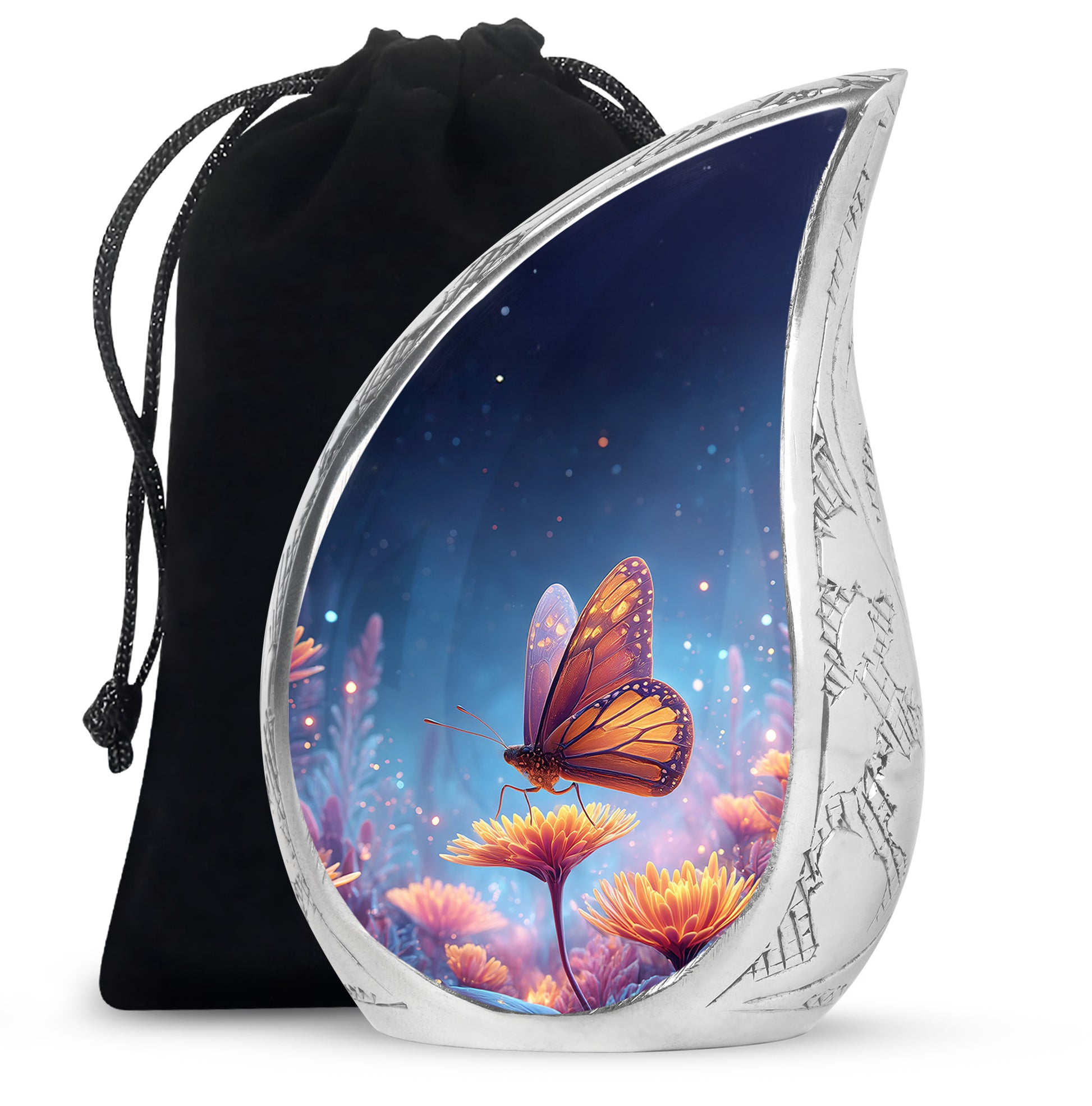 Monarch Butterfly Cremation Urn for Human Ashes For Mom or Dad