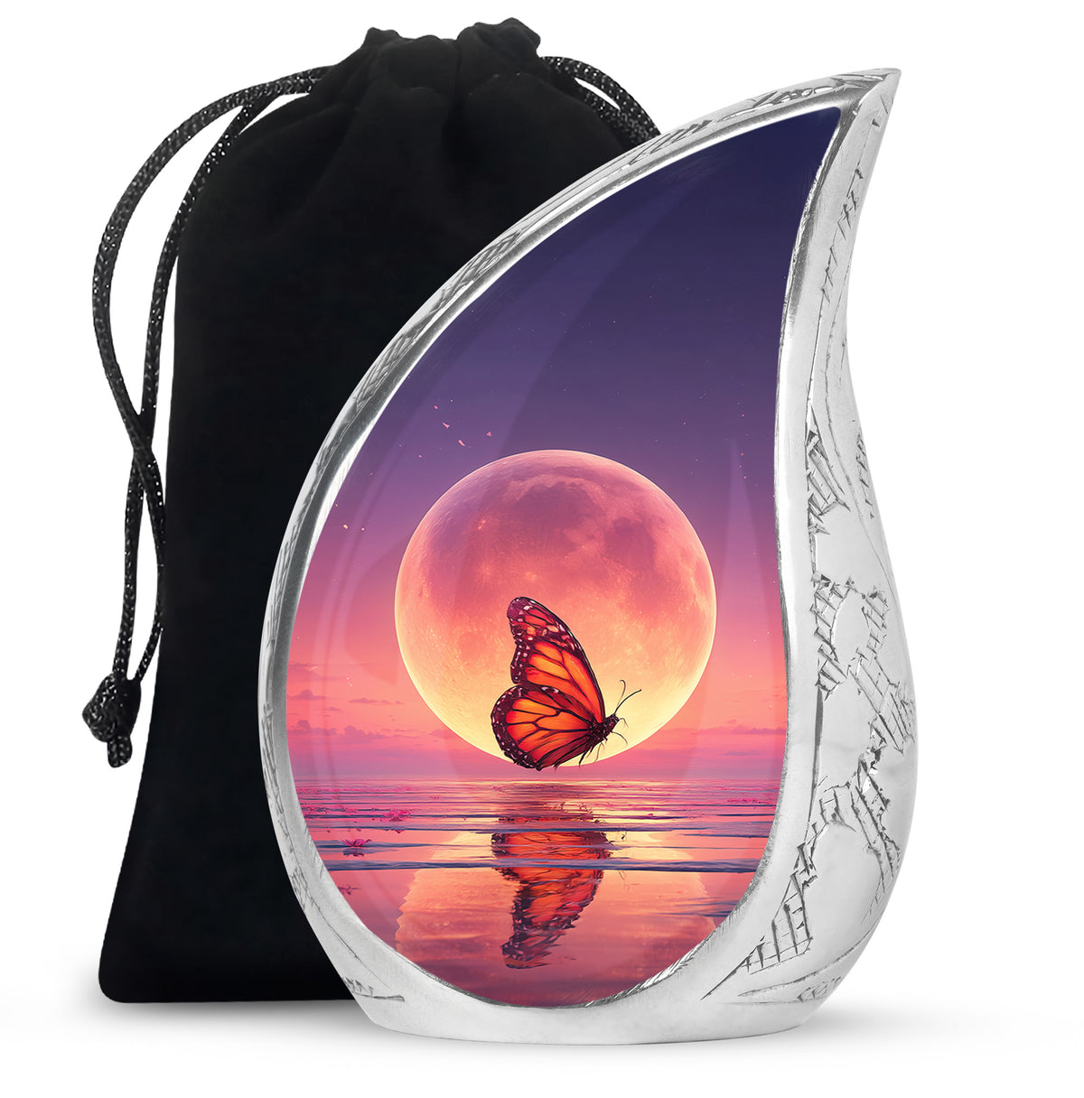 Moonlight Butterfly Urns for Human Ashes - Cremation Urn for Men & Women