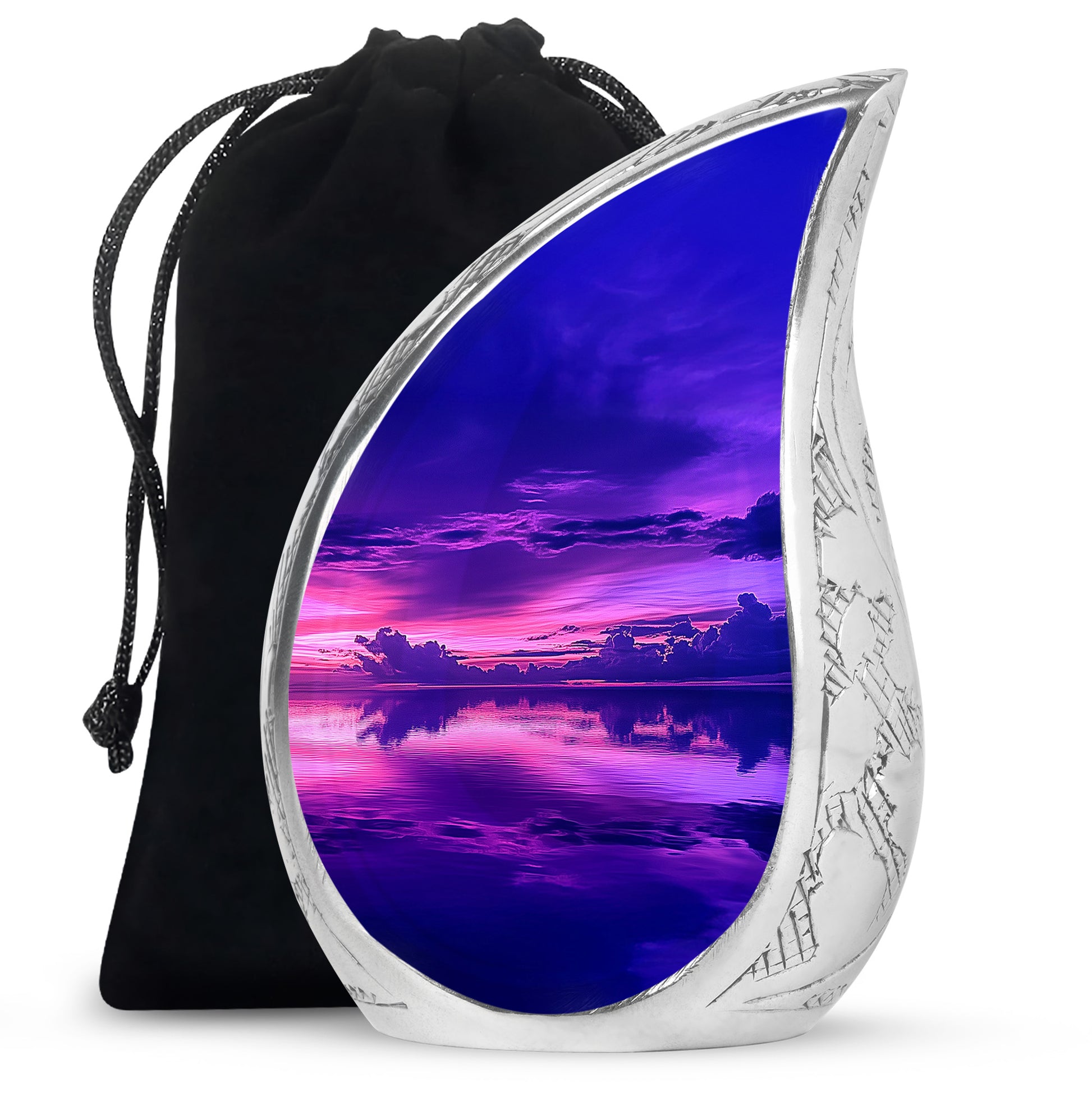 Beautiful Sunset Scenic Urn - Elegant Decorative Memorial Urns