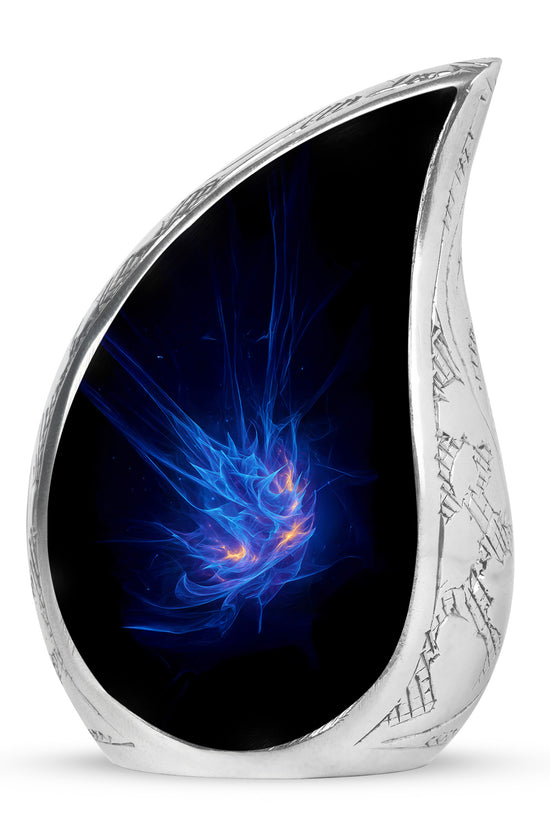 Blue Blue Cremation Urns - Glorious Journey 10-inch, 200 cu in - Karyliz