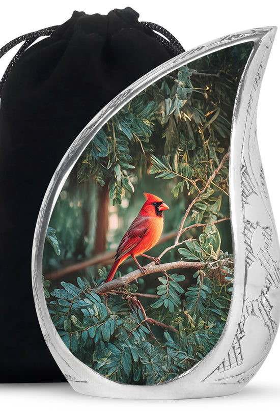 Bird Funeral Urn - Aluminium Cremation Urn For Male & Female