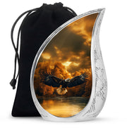Fierce Eagle Memorial Urn for Ashes - Cremation Urn For Men