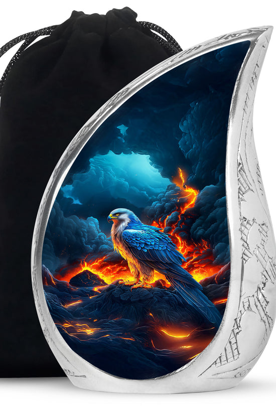 Volcano Mountain Funeral Urn - Engle Cremation Urn For Dad