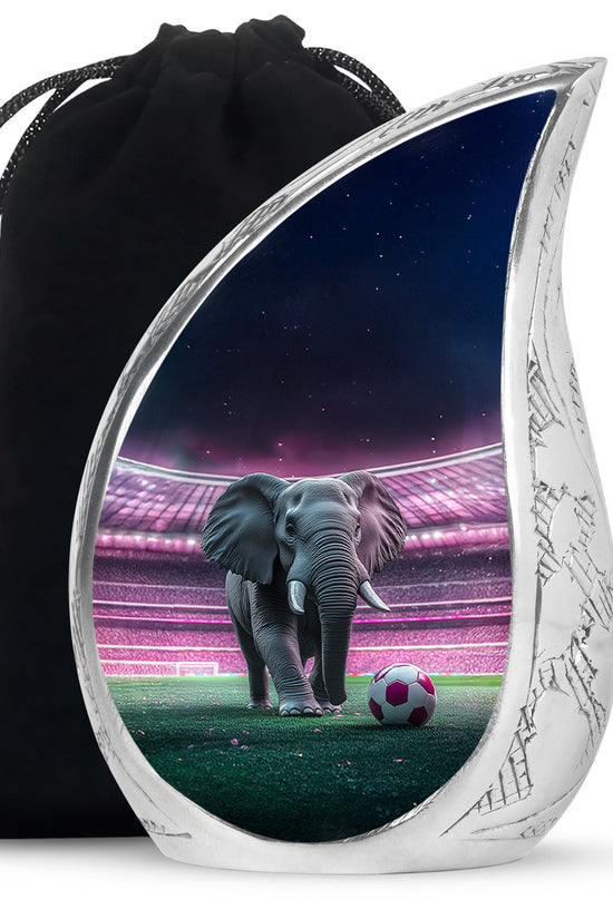 Elephant in Stadium Creamation Urn – Football Memorial Urn For Adult Ashes
