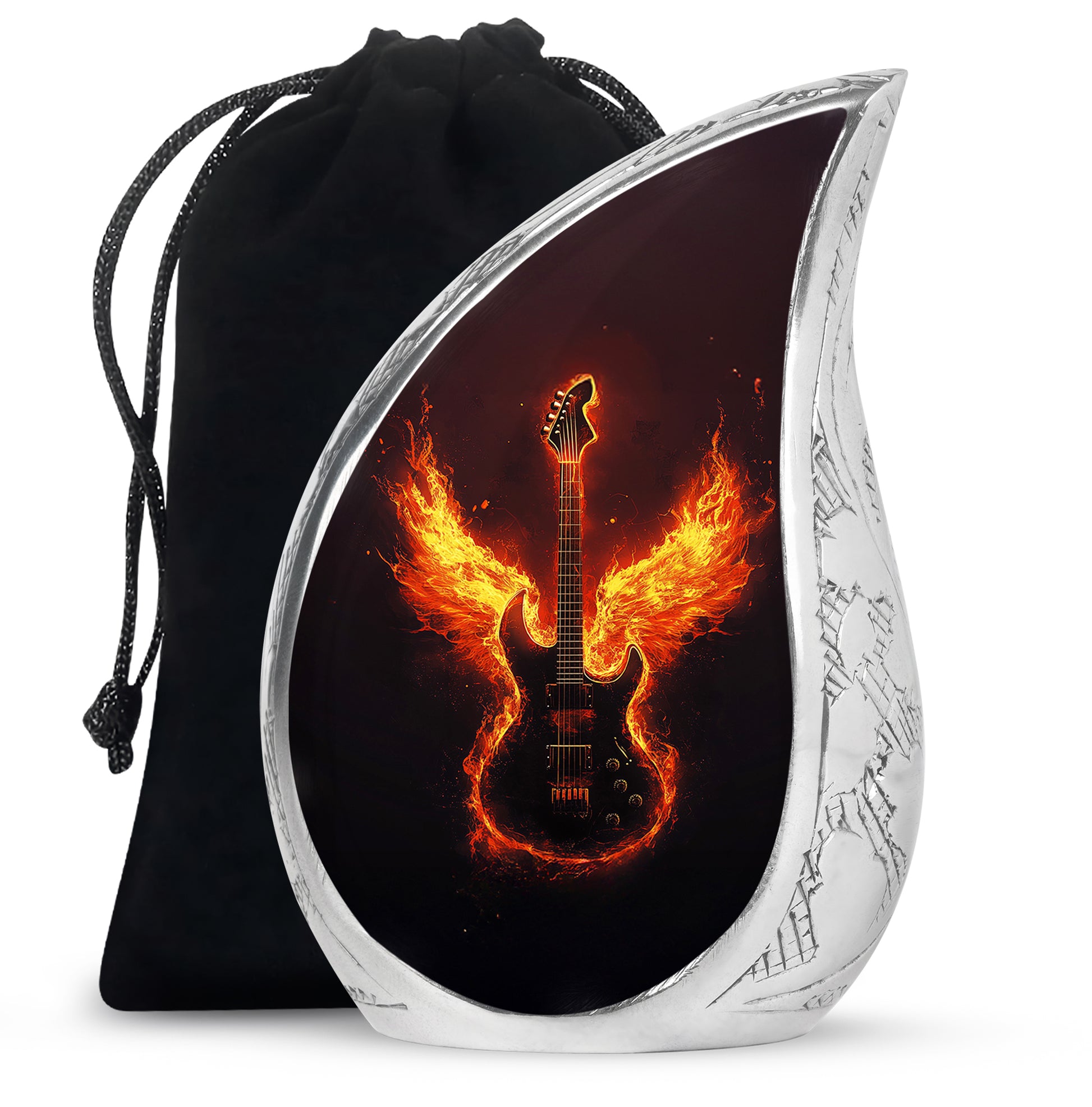 Firewings Guitar Urn - Unique Tribute Cremation Urns For Human Ashes