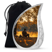 Fishing Sunset Themed Urn - Beautiful Cremation Urns For Male Ashes