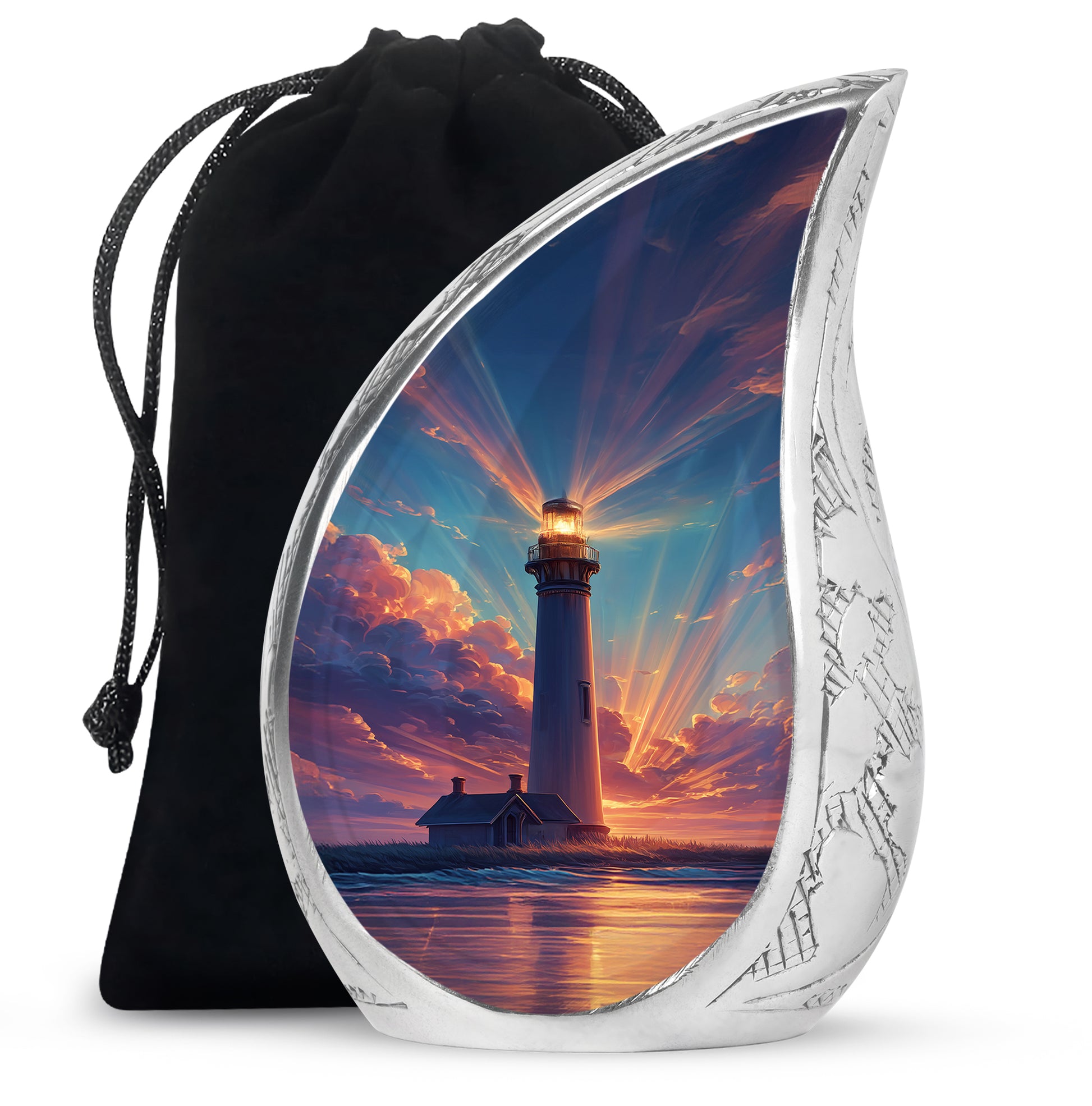 Divine Sunset Funeral Urn - Peaceful Memorial Urn For Loved Ones