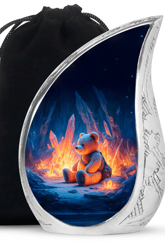 Teddy Bear Memorial Urn - Child Keepsake Cremation Urn Adult For Ashes