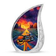Sublime Bike Cremation Urns for Human Ashes - Purple 10-inch - Karyliz