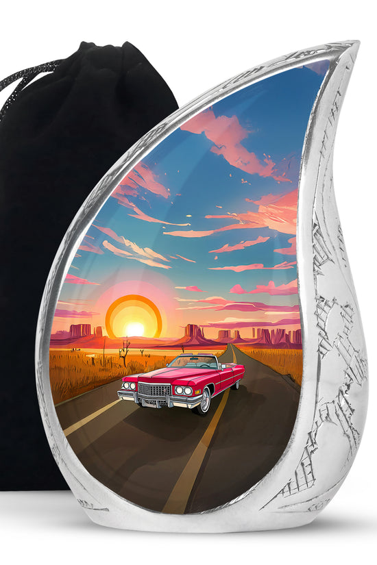 Vintage Car Urn for Ashes - Premium Funeral Urn For Dad