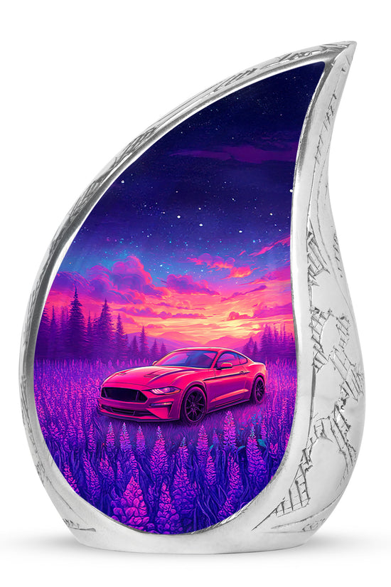 Regal Car Memorial Cremation Urns - Blue 10-inch, 200 cu in - Karyliz