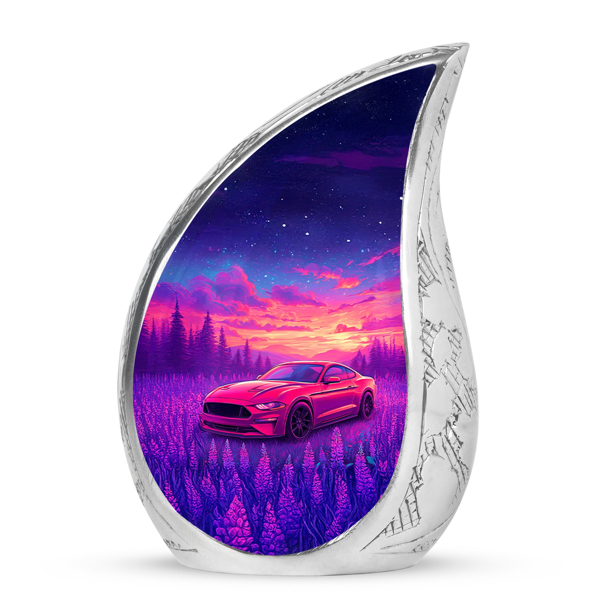 Regal Car Memorial Cremation Urns - Blue 10-inch, 200 cu in - Karyliz