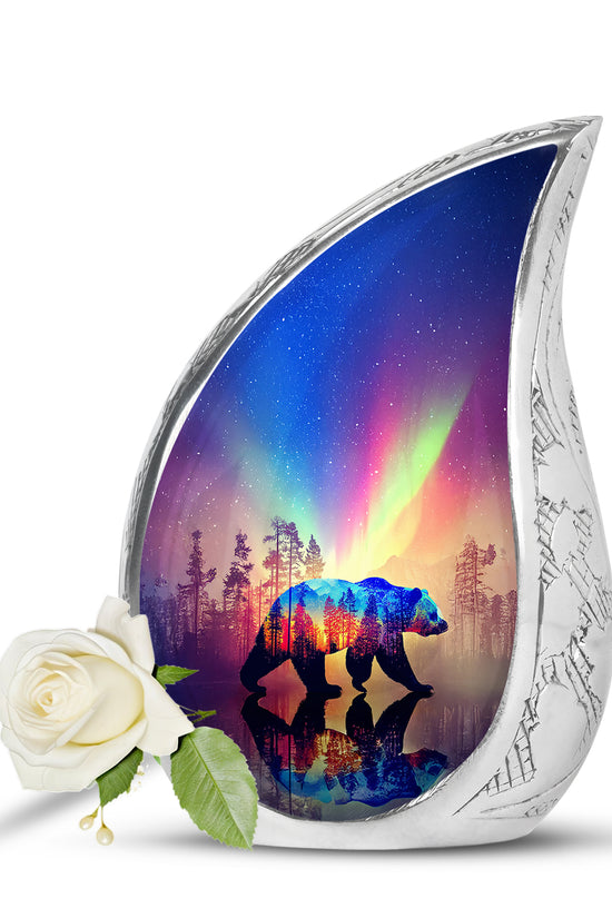 Blue Bear Cremation Urns - Opulent Haven 10-inch, 200 cu in - Yatskia