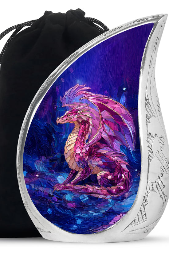 Dragon Theme Memorial Urn - Artistic Funeral Urn For Male & Female