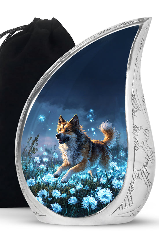 Dog Cremation Urn - Night Sky Pet Memorial Urn For Pet Ashes